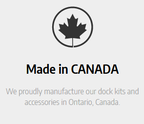 Sunrise Docks sells CanadaDocks which are made in Canada