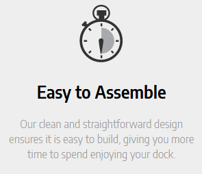 Sunrise Docks sells easy to assemble CanadaDocks